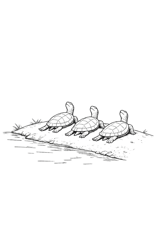砂川のカメたちのバカンス
