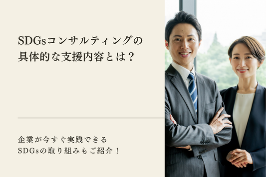 SDGsコンサルティングの具体的な支援内容とは？企業が今すぐ実践できるSDGsの取り組みもご紹介！